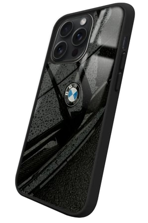Apple iPhone 15 Pro Max Uyumlu Araba Tasarımlı Parlak Silikon Kılıf