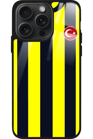 Apple iPhone 15 Pro Max Uyumlu Futbol Takımı Tasarımlı Parlak Silikon Kılıf