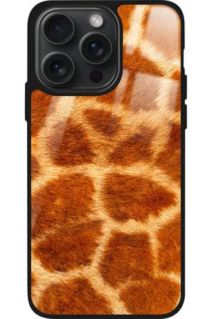 Apple iPhone 15 Pro Uyumlu Sarı Leopar Tasarımlı Parlak Silikon Kılıf