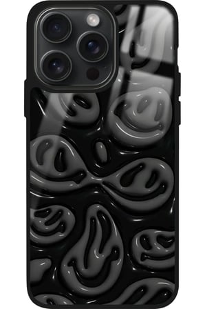 Apple iPhone 15 Pro Uyumlu Smile Tasarımlı Parlak Silikon Kılıf