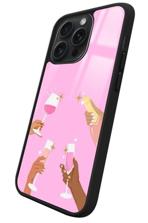 Apple iPhone 15 Pro Uyumlu Girl Power Tasarımlı Parlak Silikon Kılıf