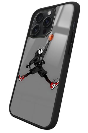 Apple iPhone 15 Pro Uyumlu Basketbol Tasarımlı Parlak Silikon Kılıf