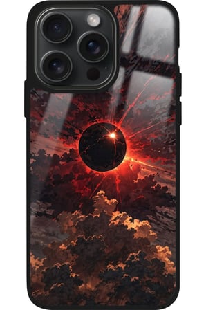 Apple iPhone 15 Pro Uyumlu Soyut Sanat Tasarımlı Parlak Silikon Kılıf