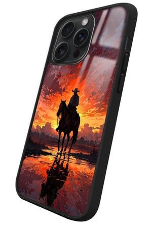 Apple iPhone 15 Pro Uyumlu  RDR2 Tasarımlı Parlak Silikon Kılıf