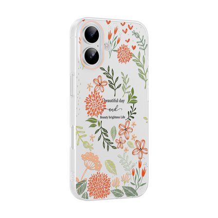 Apple iPhone 16 Uyumlu Kılıf Desenli Kapak Zr-Klip