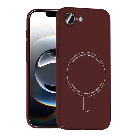 Apple iPhone 16E / 17E Uyumlu Kılıf Magesafe Özellikli Sert PC  Zr-Elio