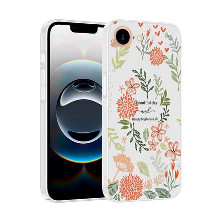 Apple iPhone 16E / 17E Uyumlu Kılıf Desenli Kapak Zr-Klip
