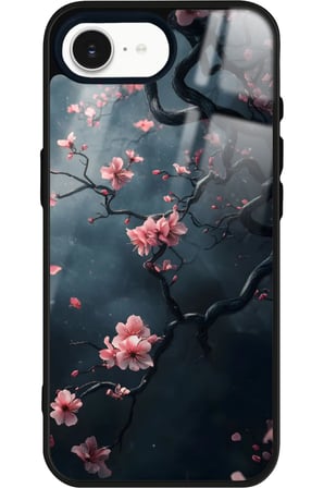 Apple iPhone 16E Uyumlu Van Gogh Ağaç Tablosu Tasarımlı Parlak Silikon Kılıf