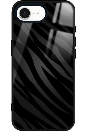 Apple iPhone 16E Uyumlu Zebra Tasarımlı Parlak Silikon Kılıf
