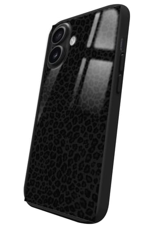 Apple iPhone 16 Plus Uyumlu Leopar Tasarımlı Parlak Silikon Kılıf