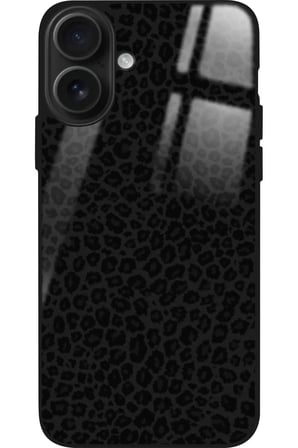 Apple iPhone 16 Plus Uyumlu Leopar Tasarımlı Parlak Silikon Kılıf