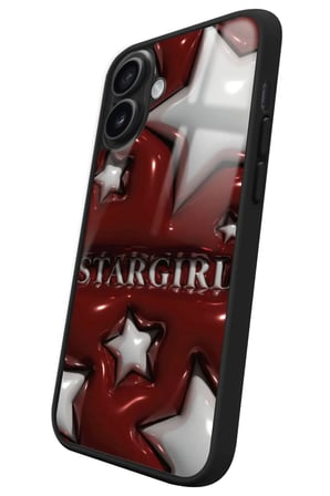 Apple iPhone 16 Plus Uyumlu Star Girl Tasarımlı Parlak Silikon Kılıf
