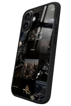 Apple iPhone 16 Plus Uyumlu Mafia Tasarımlı Parlak Silikon Kılıf