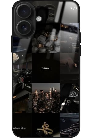 Apple iPhone 16 Plus Uyumlu Mafia Tasarımlı Parlak Silikon Kılıf