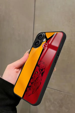 Apple iPhone 16 Plus Uyumlu Aslan Tasarımlı Parlak Silikon Kılıf