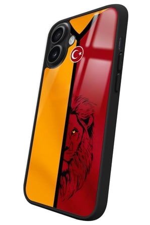 Apple iPhone 16 Plus Uyumlu Aslan Tasarımlı Parlak Silikon Kılıf