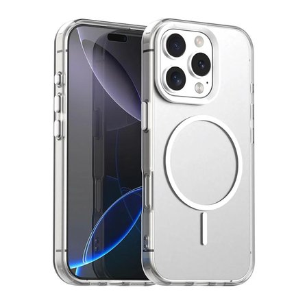 Apple iPhone 16 Pro Uyumlu Kılıf Renkli Kenarlı Magesafe Özellikli Hlt-Colour