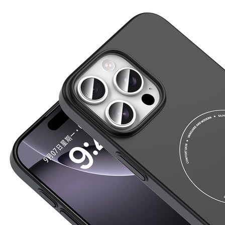 Apple iPhone 16 Pro Uyumlu Kılıf Magesafe Özellikli Sert PC  Zr-Elio