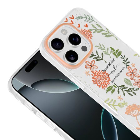 Apple iPhone 16 Pro Uyumlu Kılıf Desenli Kapak Zr-Klip