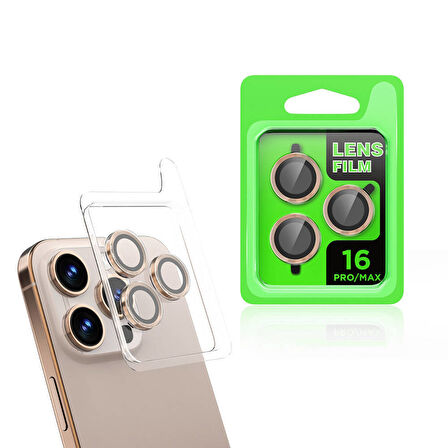 Apple iPhone 16 Pro Kamera Lens Koruyucu Cam HD ZRCL-07