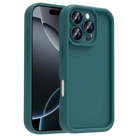 Apple iPhone 16 Pro Max Uyumlu Kılıf Darbe Emici Kamera Korumalı Hlt-Ananas