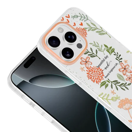 Apple iPhone 16 Pro Max Uyumlu Kılıf Desenli Kapak Zr-Klip
