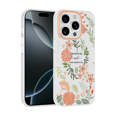 Apple iPhone 16 Pro Max Uyumlu Kılıf Desenli Kapak Zr-Klip