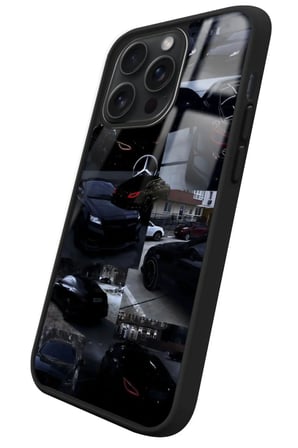 Apple iPhone 16 Pro Max Uyumlu Araba Tasarımlı Parlak Silikon Kılıf