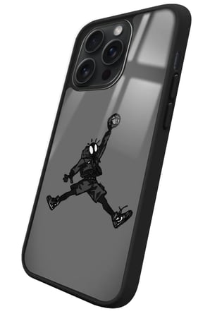 Apple iPhone 16 Pro Max Uyumlu Basketbol Tasarımlı Parlak Silikon Kılıf