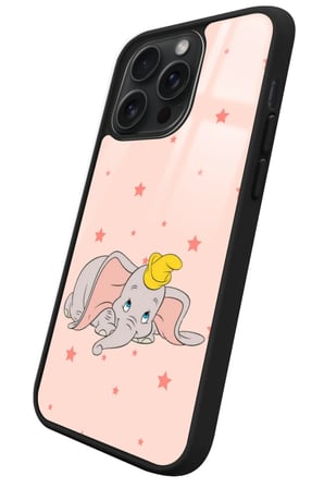 Apple iPhone 16 Pro Uyumlu Fil Tasarımlı Parlak Silikon Kılıf