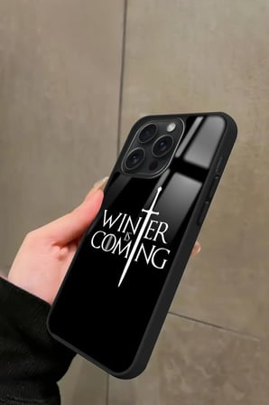 Apple iPhone 16 Pro Uyumlu Game Of Thrones Tasarımlı Parlak Silikon Kılıf
