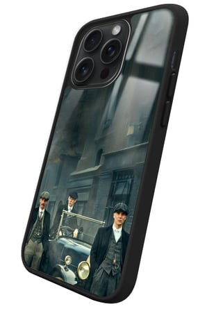 Apple iPhone 16 Pro Uyumlu Peaky Blinders Tasarımlı Parlak Silikon Kılıf