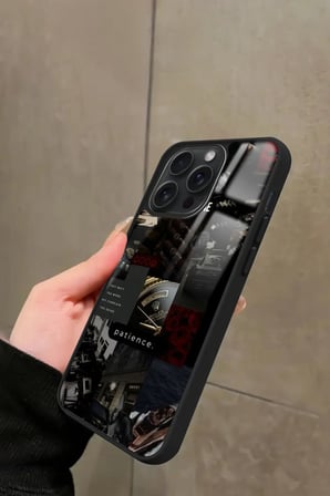 Apple iPhone 16 Pro Uyumlu Mafia Tasarımlı Parlak Silikon Kılıf