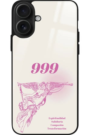 Apple iPhone 16 Uyumlu 999 Yazılı Parlak Silikon Kılıf
