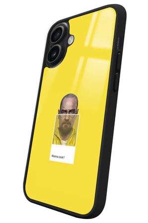 Apple iPhone 16 Uyumlu Breaking Bad Tasarımlı Parlak Silikon Kılıf