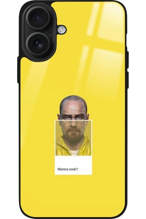 Apple iPhone 16 Uyumlu Breaking Bad Tasarımlı Parlak Silikon Kılıf