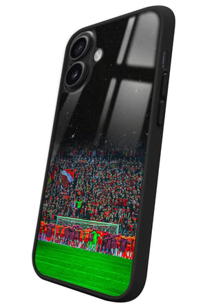 Apple iPhone 16 Uyumlu Taraftar Tasarımlı Parlak Silikon Kılıf