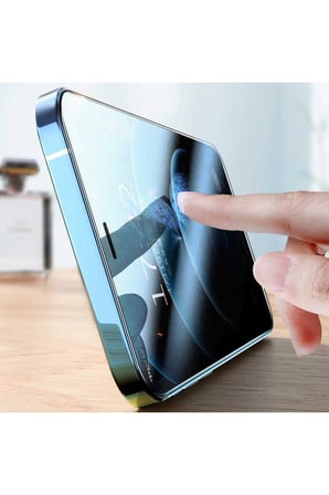 Apple iPhone 17E Uyumlu Ekran Koruyucu Parlak Cam Hayalet Privacy Gizli Zr-RikaPrivacy