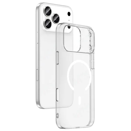 Apple iPhone 17 Pro Uyumlu Kılıf Magesafe Şarj Özellikli Sert PC Azn-Combo