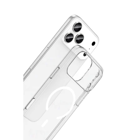 Apple iPhone 17 Pro Uyumlu Kılıf Magesafe Şarj Özellikli Sert PC Azn-Combo