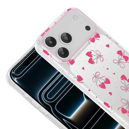 Apple iPhone 17 Pro Uyumlu Kılıf Desenli Kapak Zr-Klip