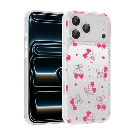 Apple iPhone 17 Pro Uyumlu Kılıf Desenli Kapak Zr-Klip