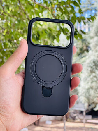 Apple iPhone 17 Pro Kılıf MgSafe Özellikli Standlı Pastel Renkler Azn-Reggal