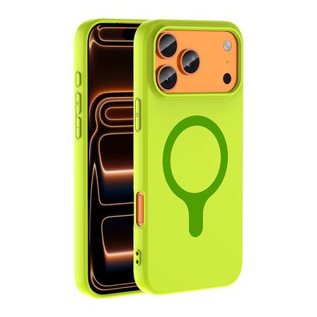 Apple iPhone 17 Pro Max Uyumlu Kılıf Magesafe Özellikli Mat Siilikon Zr-Aris