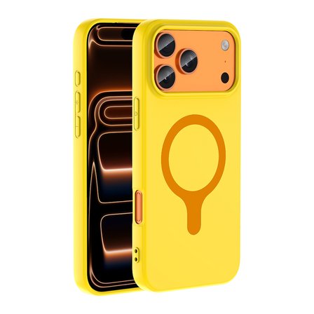 Apple iPhone 17 Pro Max Uyumlu Kılıf Magesafe Özellikli Mat Siilikon Zr-Aris