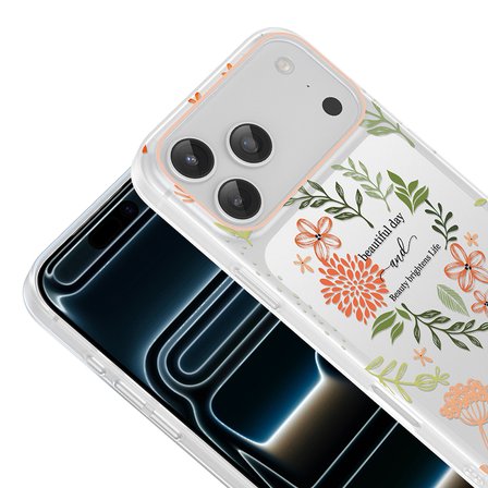 Apple iPhone 17 Pro Max Uyumlu Kılıf Desenli Kapak Zr-Klip