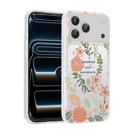 Apple iPhone 17 Pro Max Uyumlu Kılıf Desenli Kapak Zr-Klip