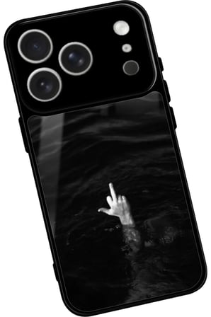 Apple iPhone 17 Pro Max Uyumlu El Haraketi Tasarımlı Parlak Silikon Kılıf