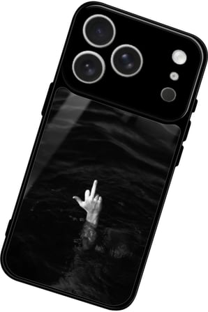 Apple iPhone 17 Pro Max Uyumlu El Haraketi Tasarımlı Parlak Silikon Kılıf