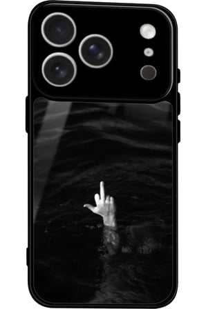 Apple iPhone 17 Pro Max Uyumlu El Haraketi Tasarımlı Parlak Silikon Kılıf